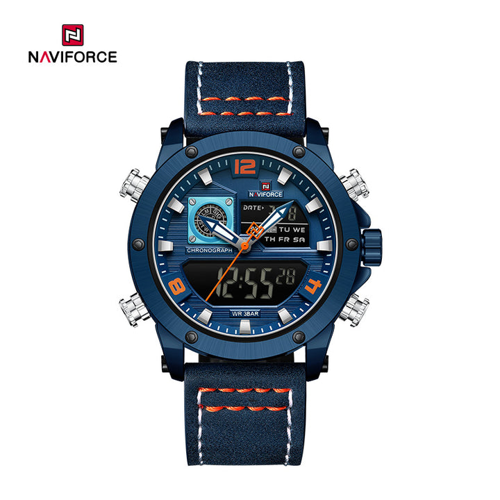NAVIFORCE NF9236 Men's Analog Quartz Watch | Stainless Steel | 3ATM Water Resistant | Original