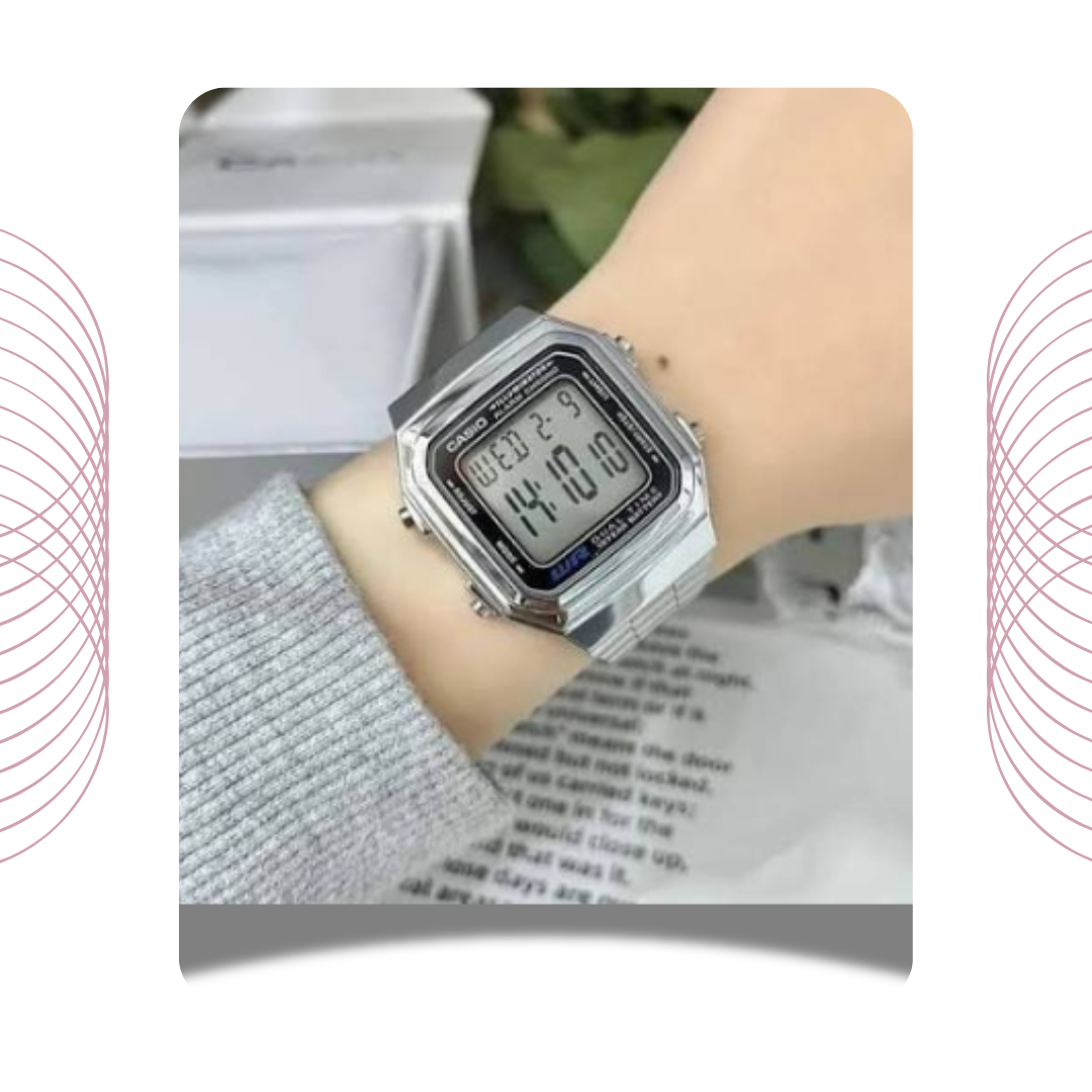 Casio A178WA-1ADF Classic Digital Stainless Steel Watch for Men & Women