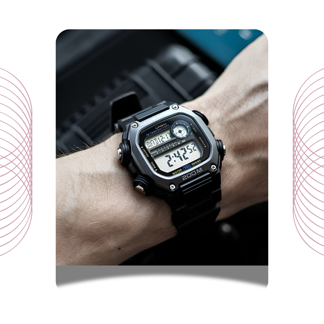 Casio DW-291HX-1AVDF Heavy Duty Digital Sports Watch for Men