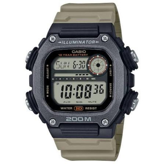 Casio DW-291HX-5AVDF front view digital sports watch