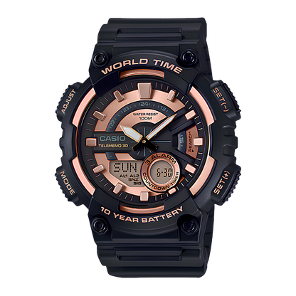 Casio AEQ-110BW-9AVDF Analog Digital Sports Watch for Men