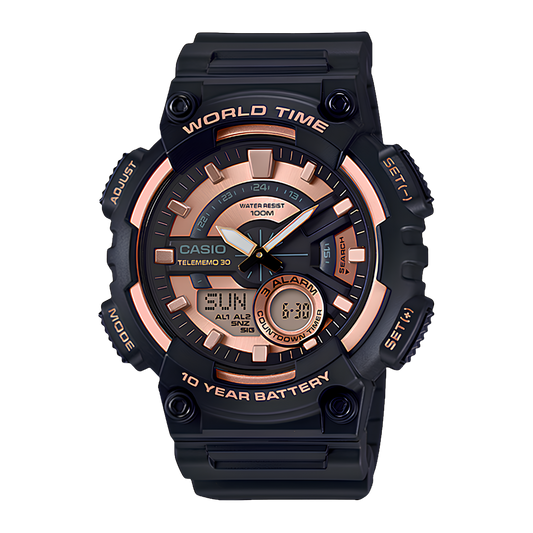 Casio AEQ-110BW-9AVDF Analog Digital Sports Watch for Men