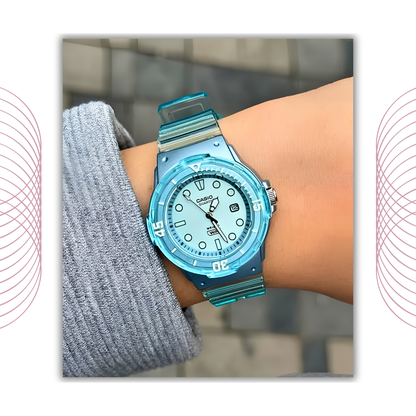 Casio LRW-200HS-2EVDF Ladies Analog Sports Watch Blue for Women