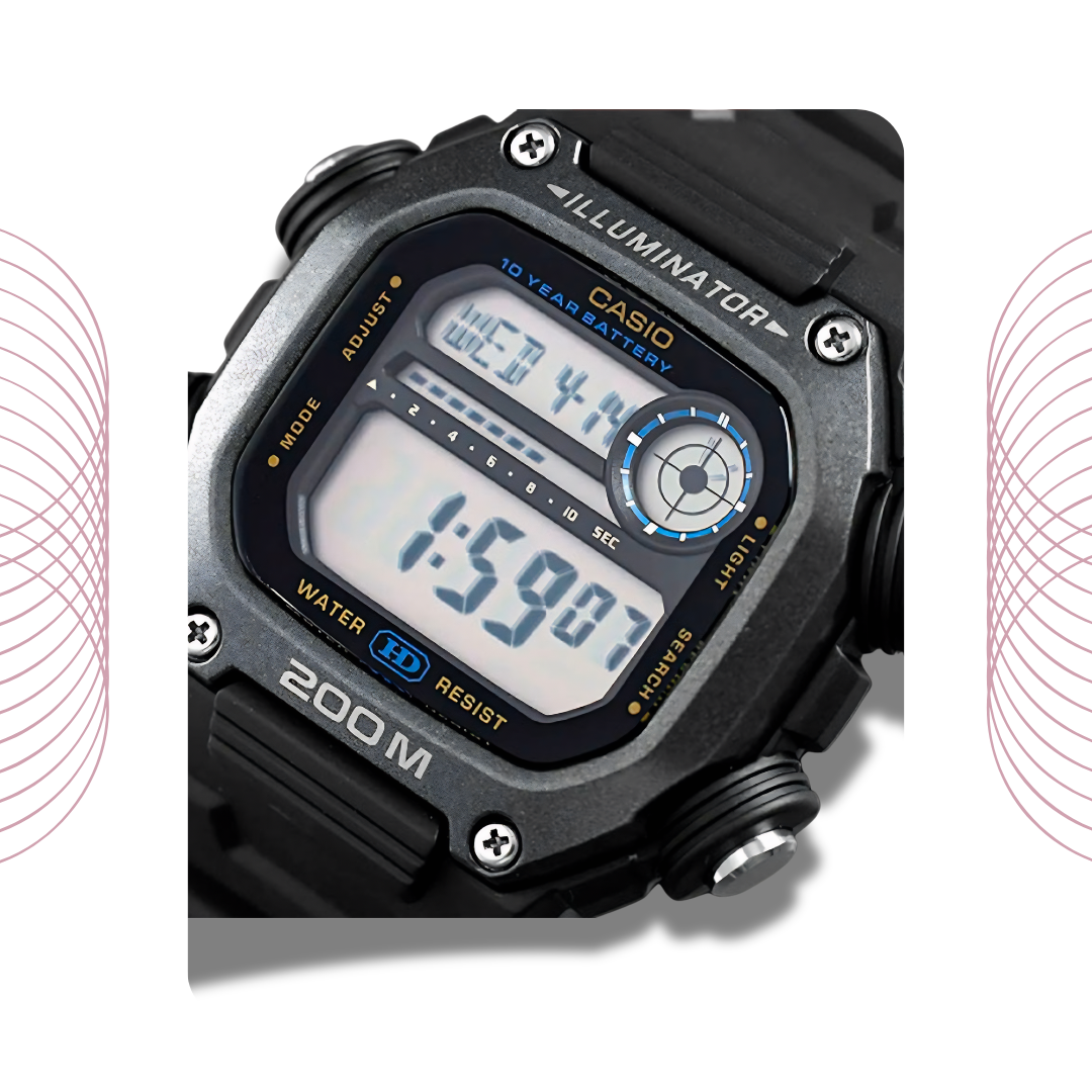 Casio DW-291HX-1AVDF Heavy Duty Digital Sports Watch for Men