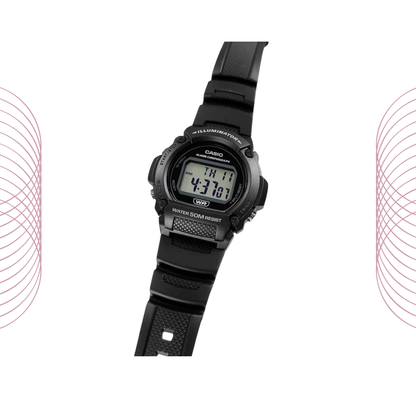 Casio W-219H-1AVDF Sport Digital Resin Watch for Men