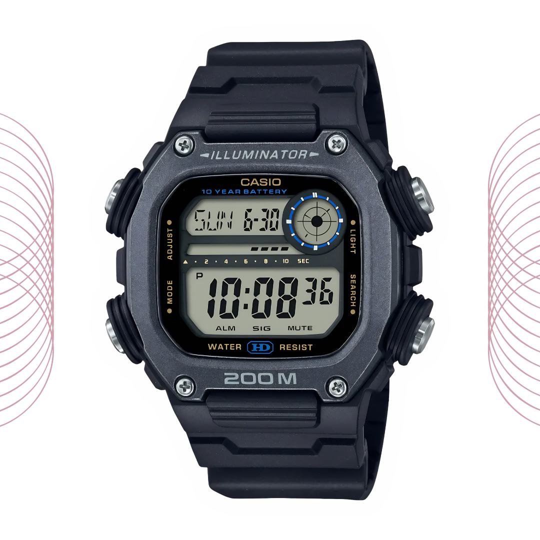 Casio DW-291HX-1AVDF Heavy Duty Digital Sports Watch for Men