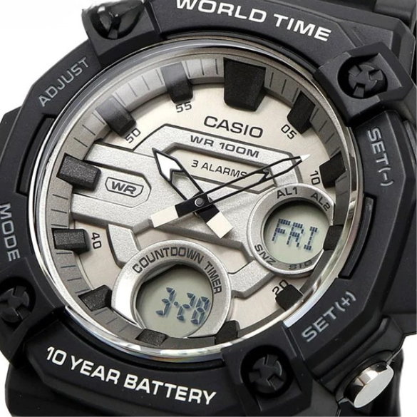 Casio AEQ-120W Series Analog Digital Sports Watch for Men