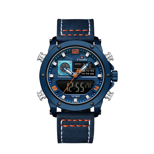 NAVIFORCE NF9236 Men's Analog Quartz Watch | Stainless Steel | 3ATM Water Resistant | Original