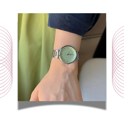 Casio LTP-VT03D-3BDF Women's Analog Stainless Steel Watch Green Dial