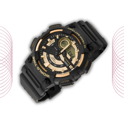 Casio AEQ-110BW-9AVDF Analog Digital Sports Watch for Men