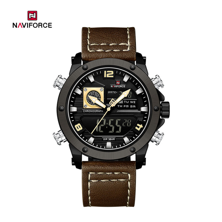 NAVIFORCE NF9236 Men's Analog Quartz Watch | Stainless Steel | 3ATM Water Resistant | Original
