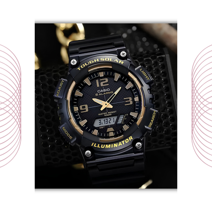 Casio AQ-S810W-1A3VDF Solar Powered Analog Digital Sports Watch for Men