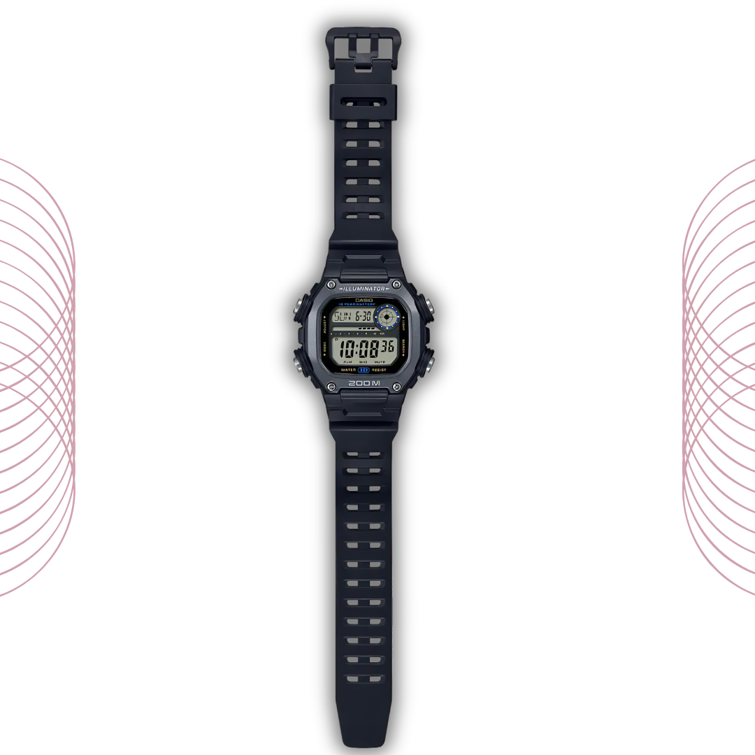 Casio DW-291HX-1AVDF Heavy Duty Digital Sports Watch for Men